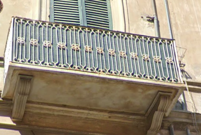 Wrought-iron fence, example 5