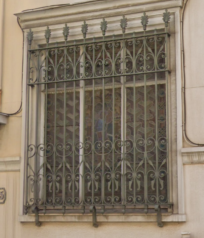 Wrought-iron fence, example 6
